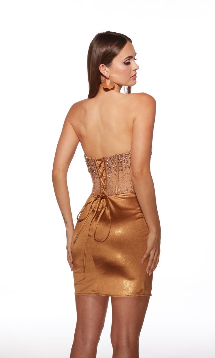 Alyce Paris Homecoming Dress 40122 - Gold