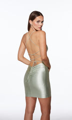 Alyce Paris Homecoming Dress 40123 - Celadon