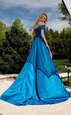 Jovani Short Evening Dress 40128 - Teal