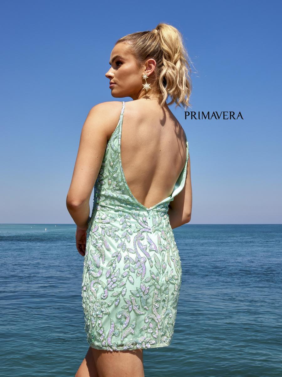 Primavera Couture Short Dress 4013 - Mint