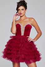 Jovani Homecoming Dresses 40352 - Red