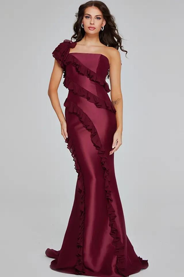 Jovani Evening 40751 - Burgundy
