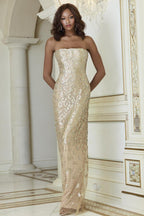 Jovani Signature Collection 40887 - Nude/Silver