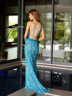 Primavera Couture Prom 4101 - Crystal Blue