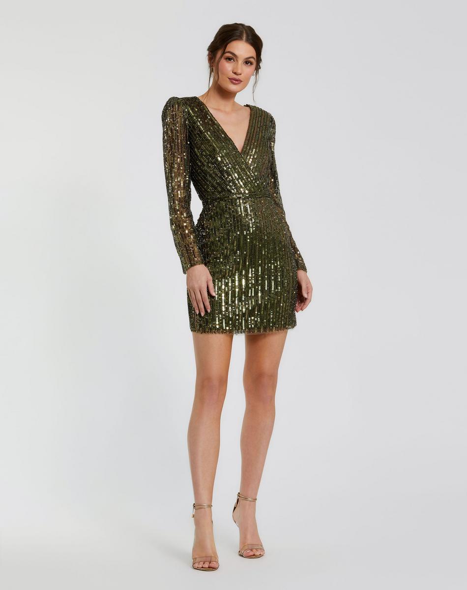 Cocktail by Mac Duggal Dress 41029 - Olive
