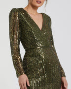 Cocktail by Mac Duggal Dress 41029 - Olive
