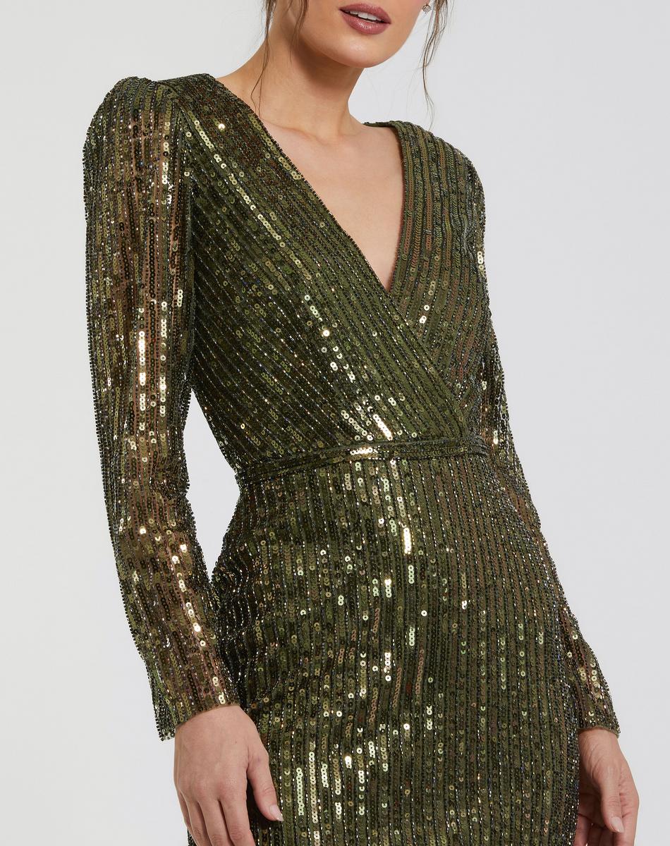 Cocktail by Mac Duggal Dress 41029 - Olive