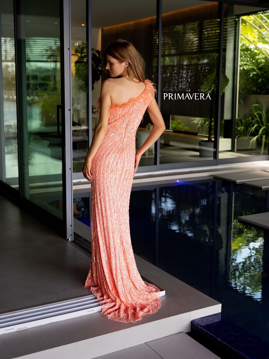 Primavera Couture Prom 4112 - Coral