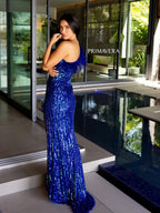 Primavera Couture Prom 4112 - Royal Blue