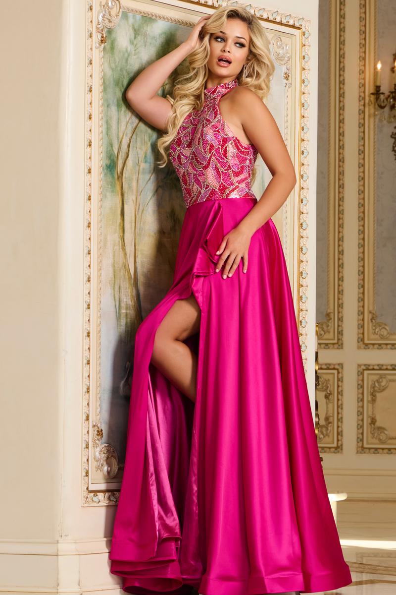 Jovani Signature Collection 41186 - Fuchsia