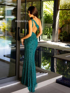 Primavera Couture Prom 4135 - Teal