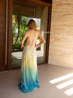 Primavera Couture Prom 4146 - Yellow Ombre