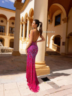 Primavera Couture Prom 4150 - Fushia