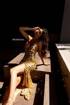 Primavera Couture Prom 4151 - Gold