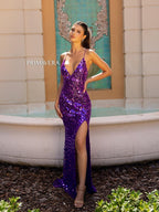 Primavera Couture Prom 4151 - Purple