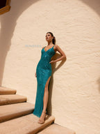 Primavera Couture Prom 4159 - Teal
