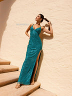 Primavera Couture Prom 4159 - Teal