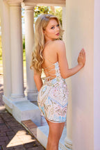 Primavera Couture Short Dress 4204 - Ivory