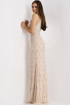 Jovani Signature Collection 42099 - Nude/Silver