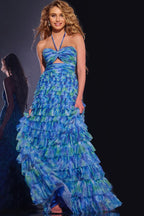 Jovani Prom 42182 - Royal/Multi