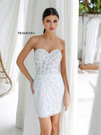 Primavera Couture Short Dress 4227