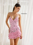 Primavera Couture Short Dress 4242