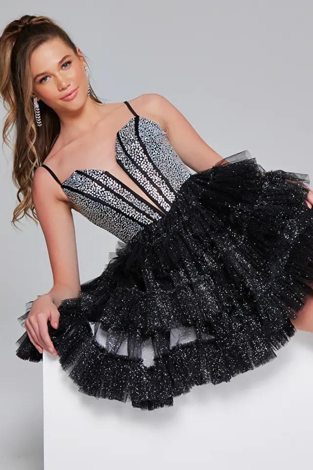 Jovani Homecoming Dresses 42457 - Black