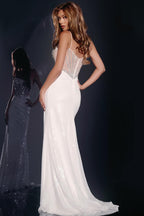 Jovani Prom 42460 - Ivory/Silver