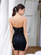 Primavera Couture Short Dress 4252 - Black