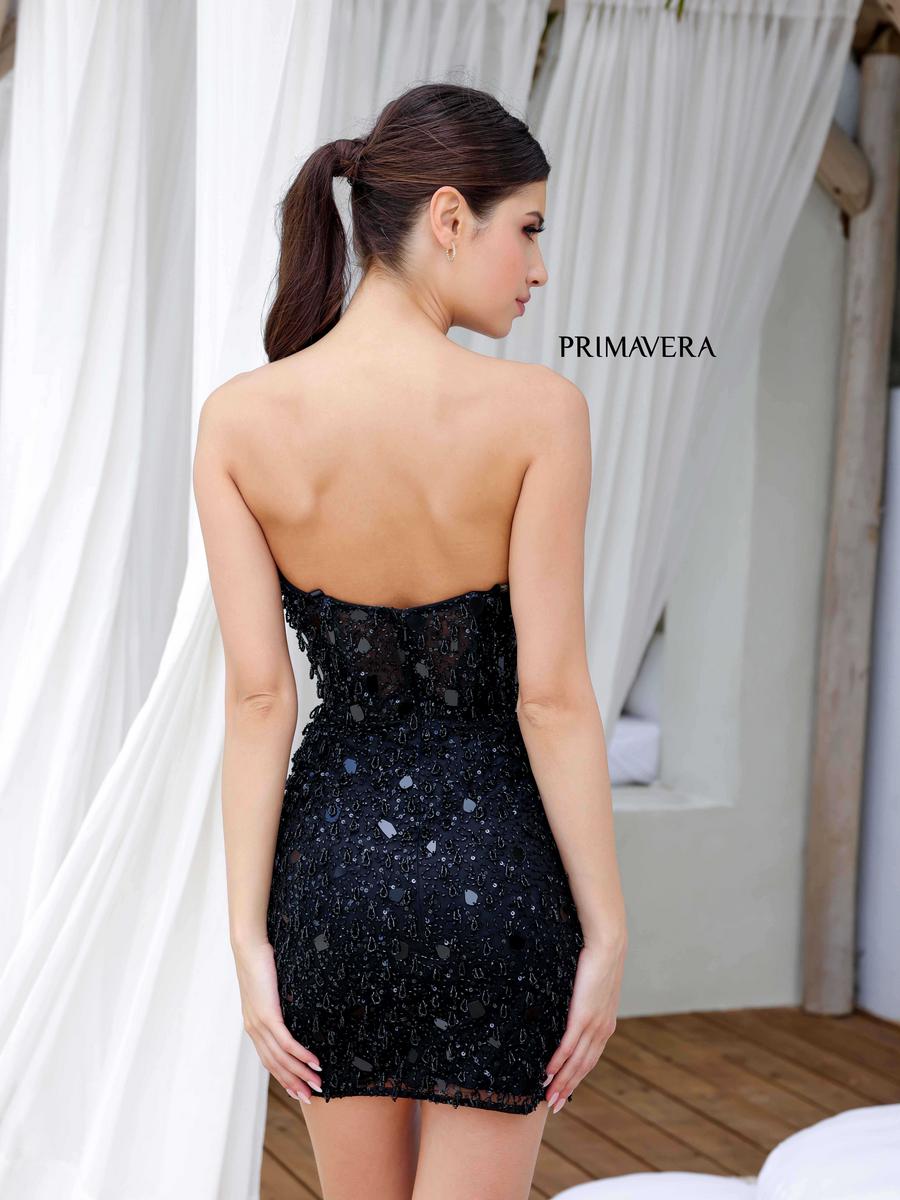 Primavera Couture Short Dress 4252 - Black