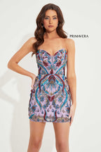 Primavera Couture Short Dress 4256