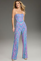 Jovani Contemporary 42597 - Perriwnkle/Multi
