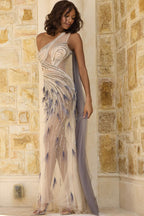 Jovani Signature Collection 42785 - Nude/Grey