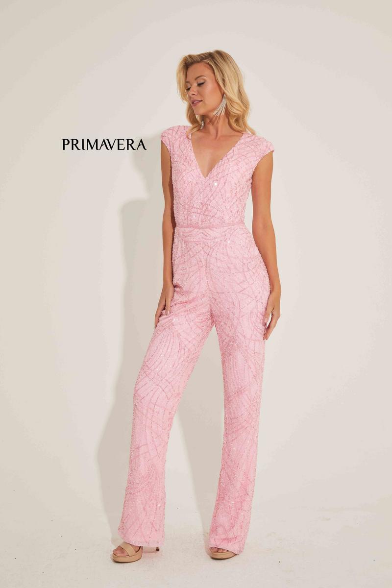 Primavera Couture Long Dress 4384 - Pink