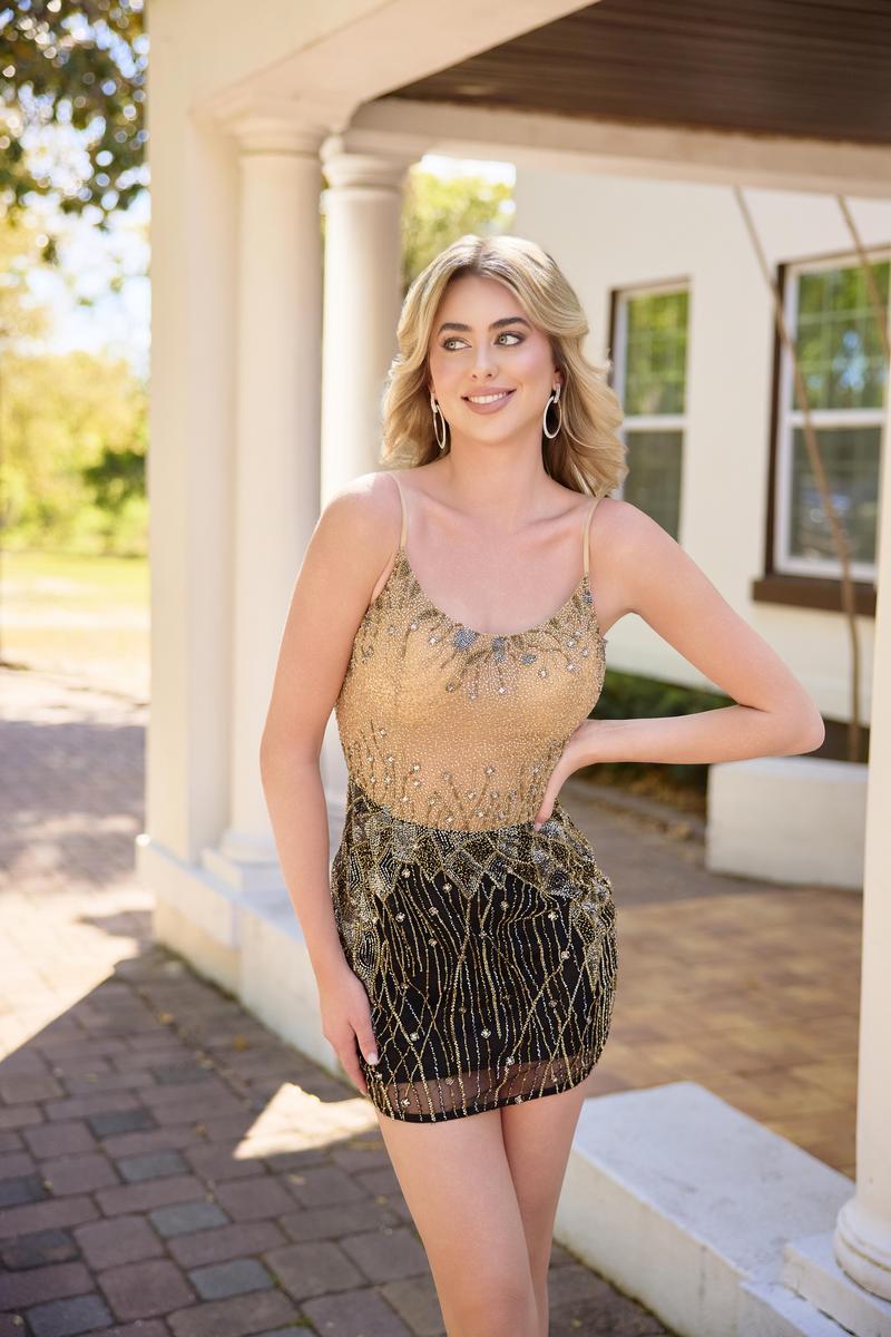 Primavera Couture Short Dress 4434