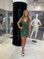 Primavera Couture Short Dress 4449