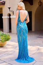 Primavera Couture Prom 4502 - Peacock
