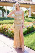 Primavera Couture Prom 4503 - Gold
