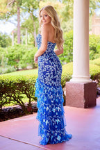 Primavera Couture Long Dress 4507 - Royal Blue