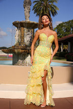 Primavera Couture Long Dress 4507 - Yellow