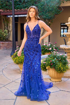 Primavera Couture Long Dress 4532 - Default