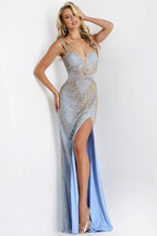 Jovani Signature Collection 45365 - Blue/Silver