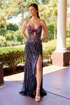 Primavera Couture Long Dress 4558 - Default