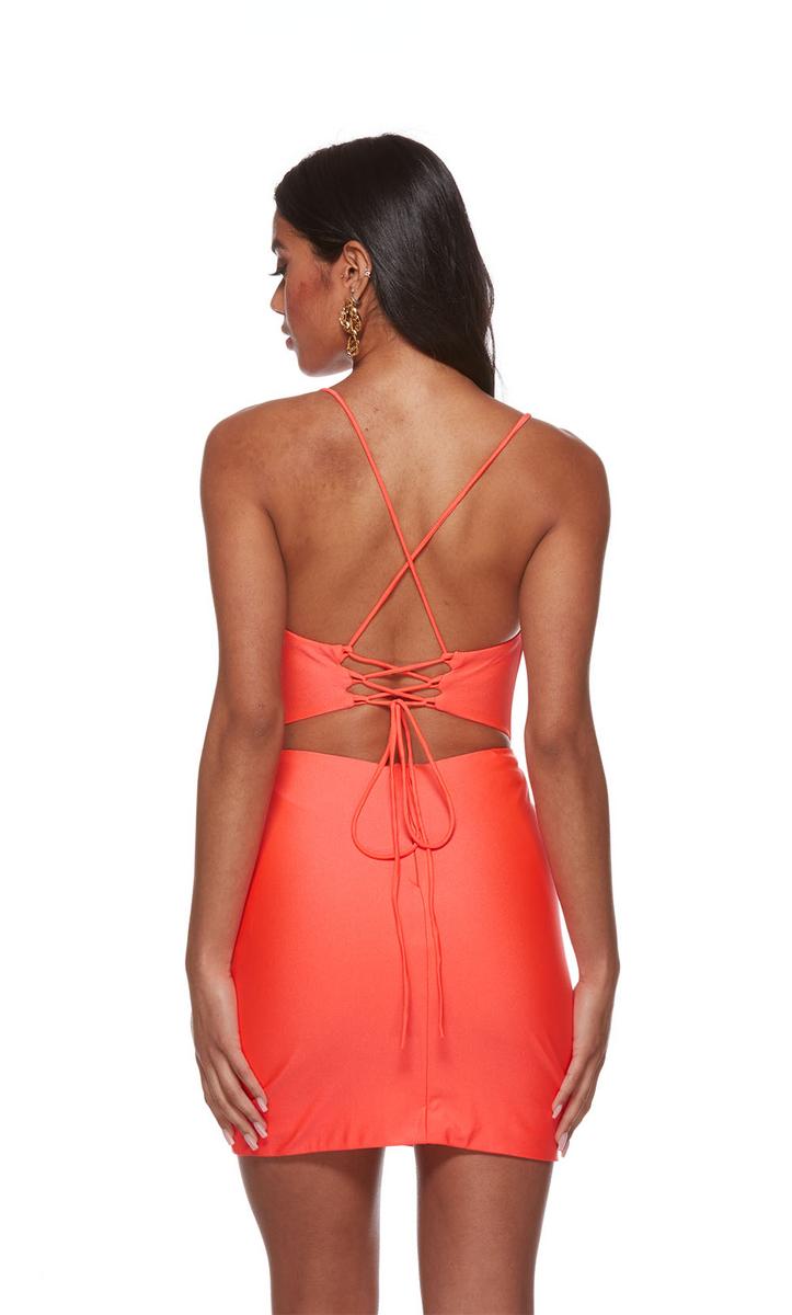 Alyce Paris Homecoming Dress 4560 - Hot Coral