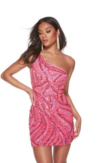 Alyce Paris Homecoming Dress 4641 - Fuchsia