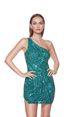 Alyce Paris Homecoming Dress 4641 - Jade