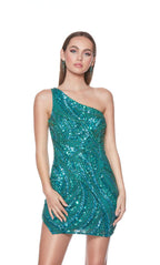 Alyce Paris Homecoming Dress 4641 - Jade