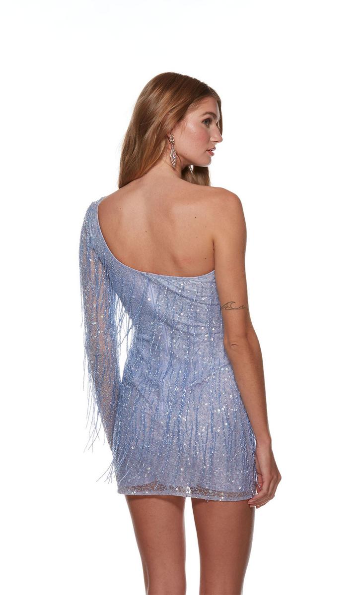 Alyce Paris Homecoming Dress 4646 - Blue Iris