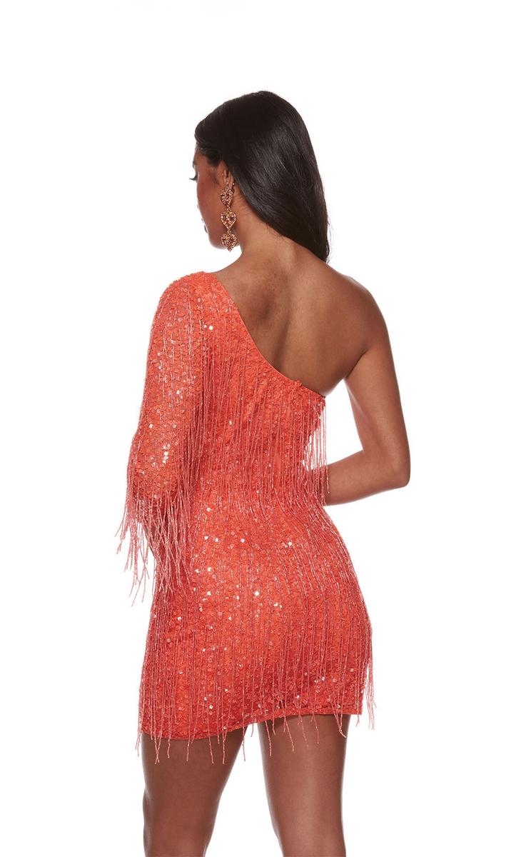 Alyce Paris Homecoming Dress 4646 - Hot Coral