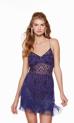 Alyce Paris Homecoming Dress 4672 - Cobalt